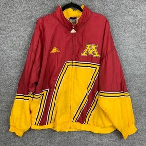Vintage Apex one Minnesota Golden Gophers Windbreaker Jacket Full Zip XL‎